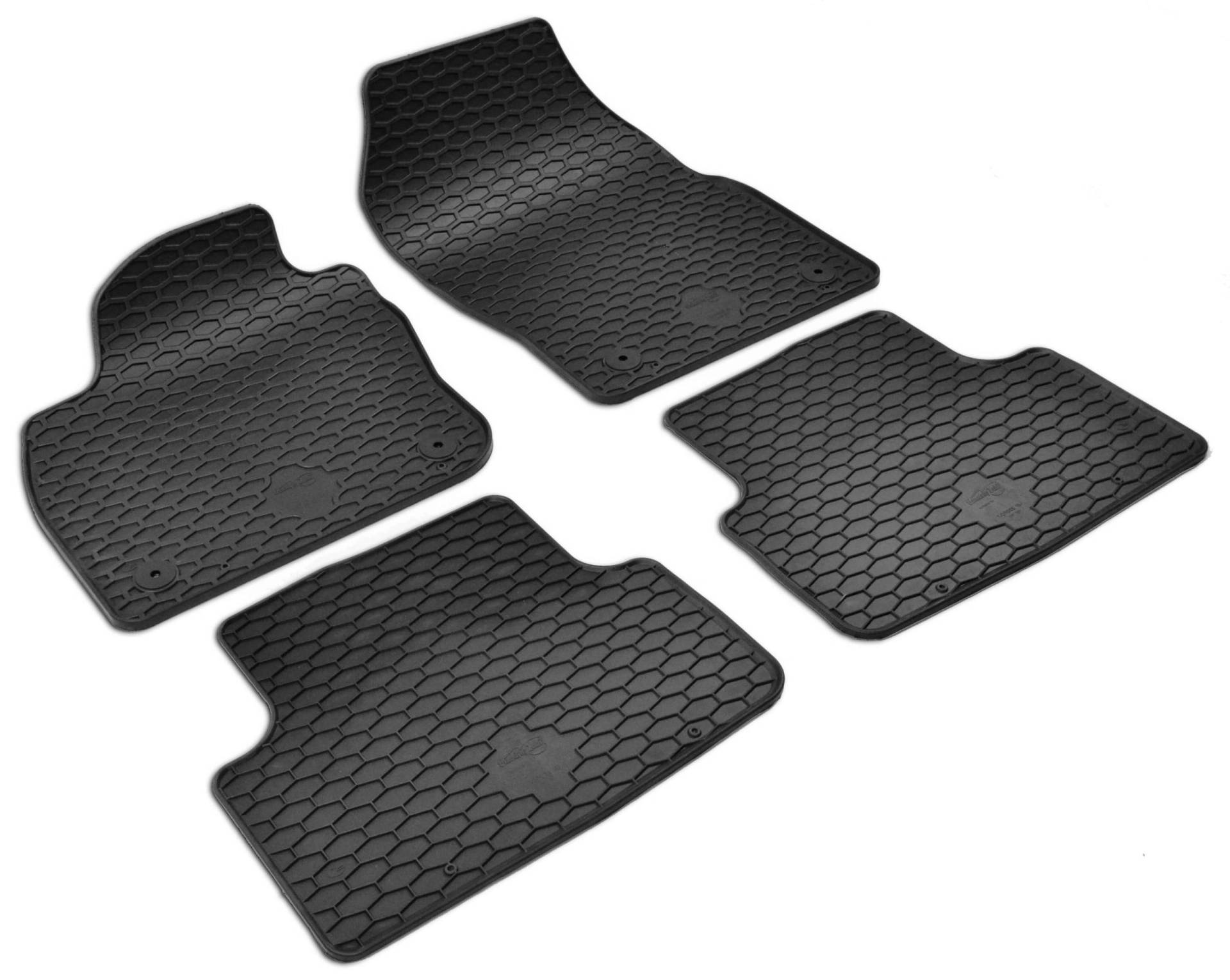 Walser DirtGuard Gummi Fussmatten Auto für VW T-Cross (C11, D31) 12/2018-Heute, 100% passgenaue Auto Fußmatten, robuste Universal Fußmatte Auto, Gummimatten Auto von Walser