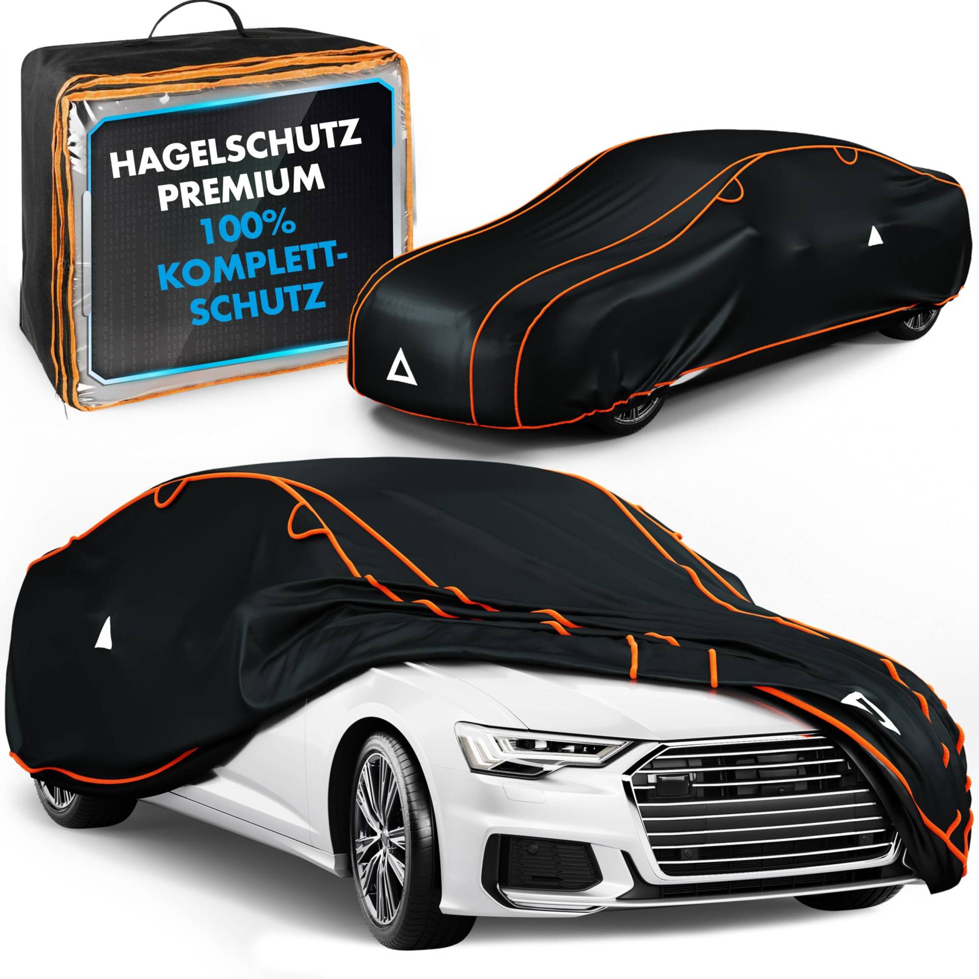 WALSER Hagelschutz Abdeckplane Auto, Auszeichnung Sehr Gut* Auto Hagelschutzplane, TÜV geprüfte* Abdeckplane Auto Perma Protect Complete, Abdeckplane Auto, Autogarage Abdeckung Größe 3 schwarz WALSER Hagelschutz Abdeckplane Auto, Auszeichnung Sehr Gut* Auto Hagelschutzplane, TÜV geprüfte* Abdeckplane Auto Perma Protect Complete, Abdeckplane Auto, Autogarage Abdeckung Größe 3 schwarz von Walser
