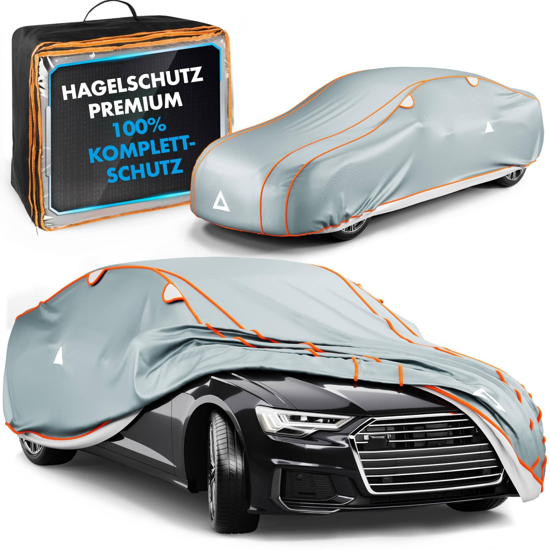 WALSER Hagelschutz Abdeckplane Auto, Auszeichnung Sehr Gut* Auto Hagelschutzplane, TÜV geprüfte* Abdeckplane Auto Perma Protect Complete, Abdeckplane Auto, Autogarage Abdeckung Größe 5 grau WALSER Hagelschutz Abdeckplane Auto, Auszeichnung Sehr Gut* Auto Hagelschutzplane, TÜV geprüfte* Abdeckplane Auto Perma Protect Complete, Abdeckplane Auto, Autogarage Abdeckung Größe 5 grau von Walser