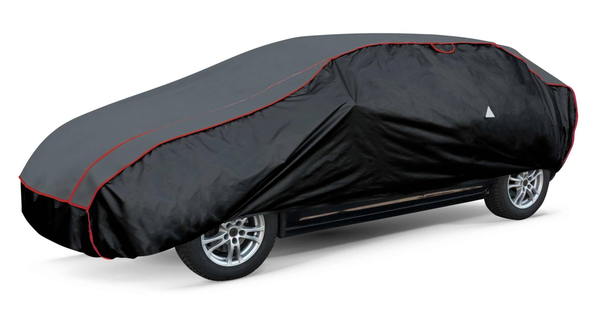 WALSER Hagelschutz Abdeckplane Auto, Autogarage Abdeckung, Abdeckplane Auto Pro, Auto Hagelschutzplane, Abdeckung Auto 100% Polyester, Auto Vollgarage, Auto Abdeckung PKW L - anthrazit-schwarz von Walser