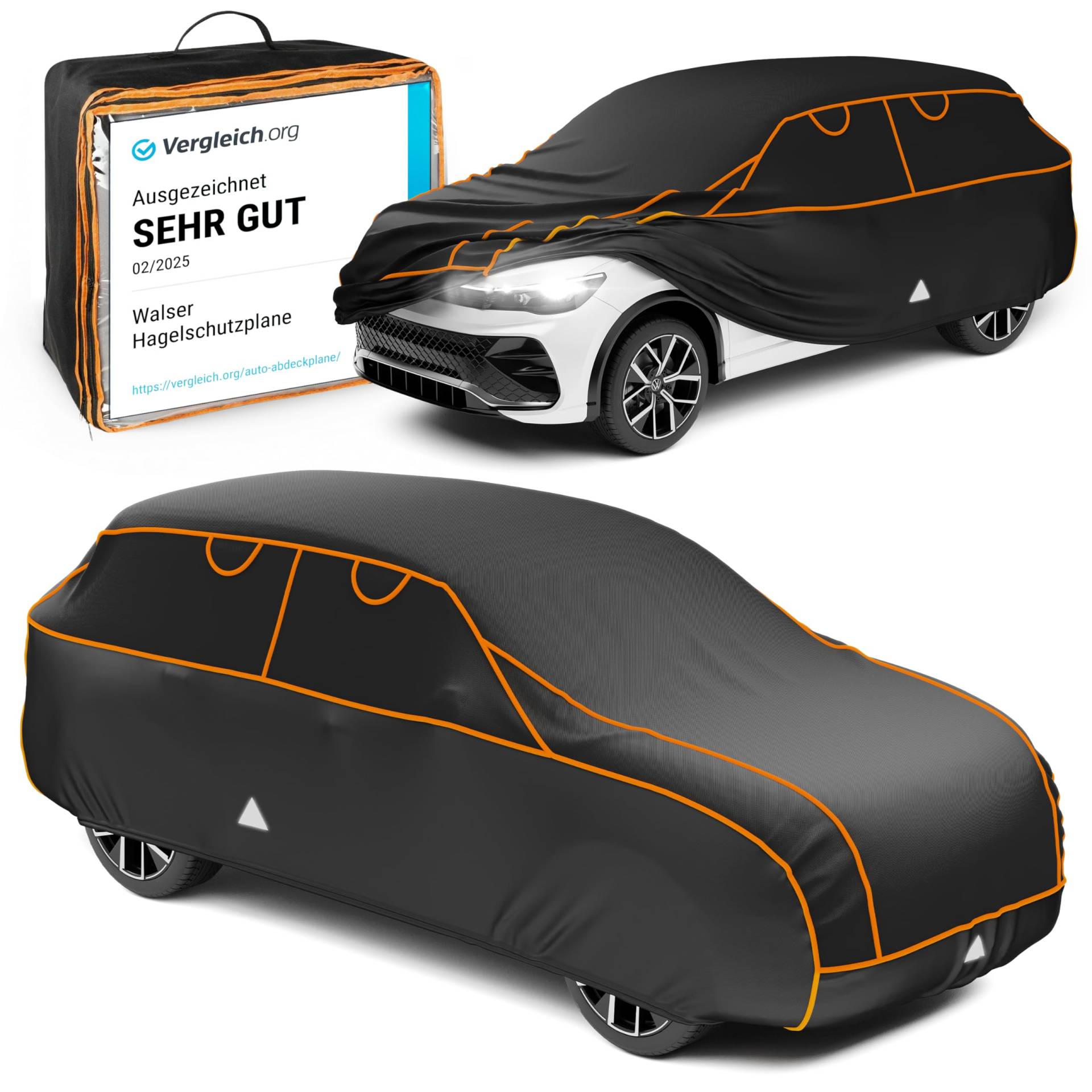 WALSER Hagelschutz Abdeckplane Auto, Auszeichnung Sehr Gut* Auto Hagelschutzplane, TÜV geprüfte* Abdeckplane Auto Perma Protect, Autogarage Abdeckung, Abdeckung Auto, Auto Abdeckung Größe 9 SUV/Van WALSER Hagelschutz Abdeckplane Auto, Auszeichnung Sehr Gut* Auto Hagelschutzplane, TÜV geprüfte* Abdeckplane Auto Perma Protect, Autogarage Abdeckung, Abdeckung Auto, Auto Abdeckung Größe 9 SUV/Van von Walser
