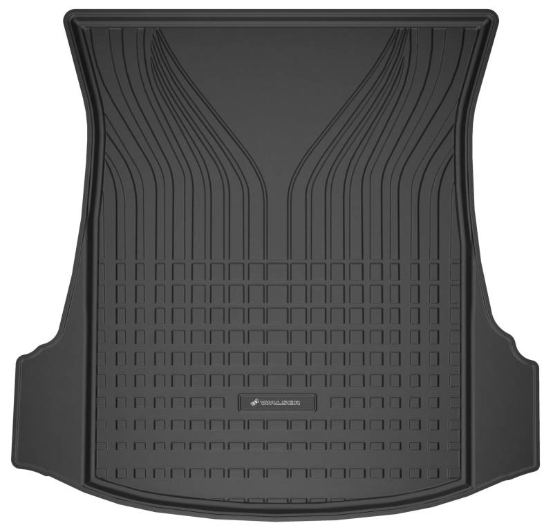 Walser Premium Kofferraumwanne für Tesla Model 3 (5YJ3) 01/2017-Heute, oberer Ladeboden, 100% passgenaue Kofferraum Schutzmatte - Made in EU, robuste Antirutschmatte Auto von Walser