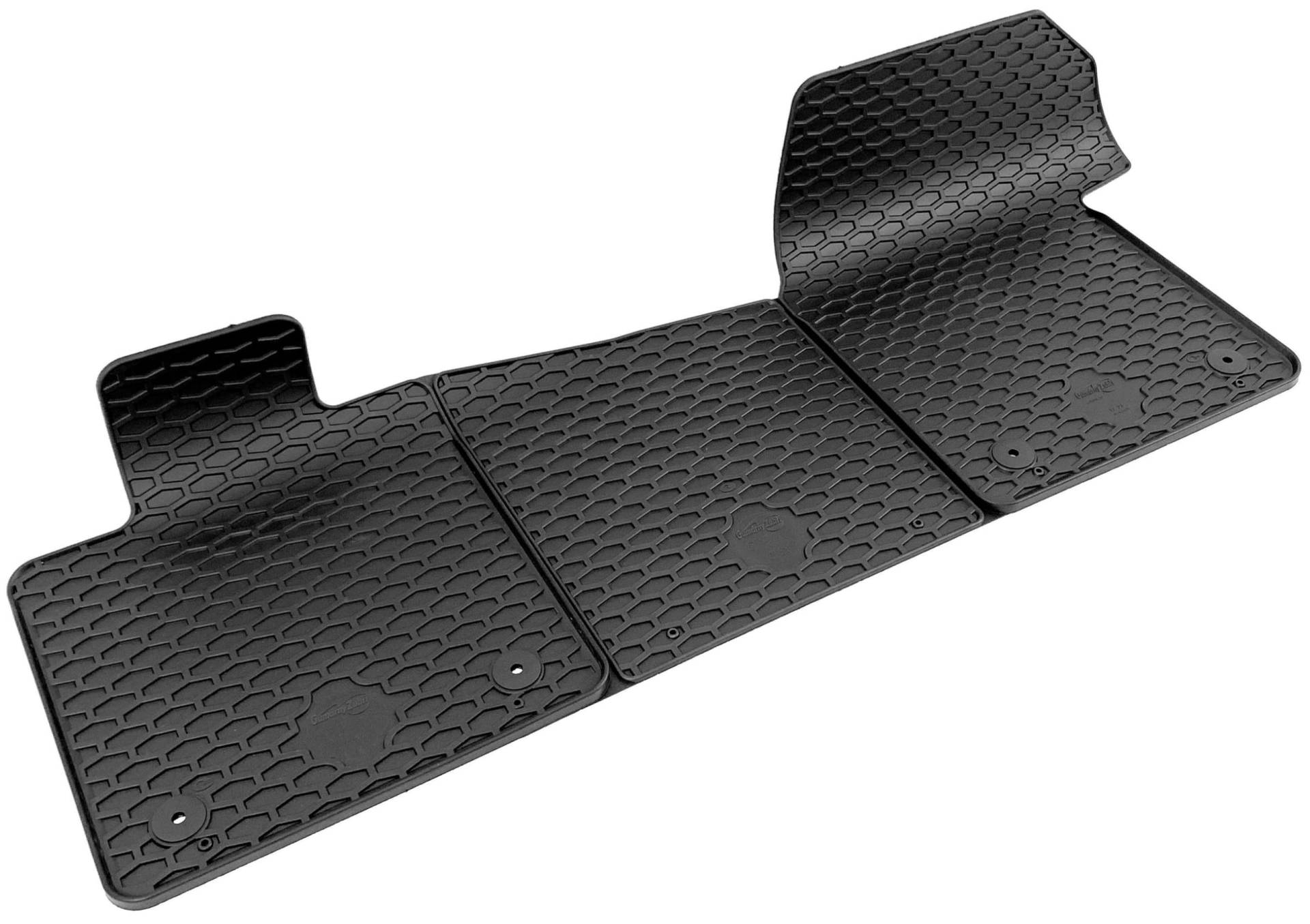 Walser DirtGuard Gummi Fussmatten Auto für VW Multivan T7 08/2021-Heute, 100% passgenaue Auto Fußmatten, robuste Universal Fußmatte Auto, Gummimatten Auto von Walser
