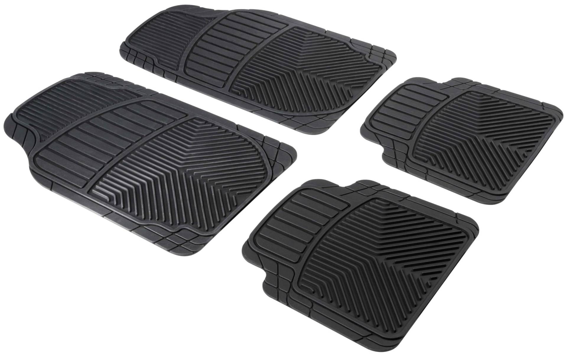 Carcomfort Walser Universal Auto-Gummimatten-Set Priscus, Automatten 4-teilig zuschneidbar, Universal Antirutschmatten-Auto, PKW-Fußraummatten schwarz Carcomfort Walser Universal Auto-Gummimatten-Set Priscus, Automatten 4-teilig zuschneidbar, Universal Antirutschmatten-Auto, PKW-Fußraummatten schwarz von Walser