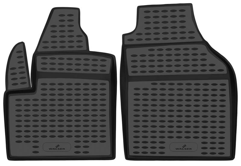 Walser XTR Gummi Fussmatten Auto für Ford Transit Connect 06/2002-Heute, 100% passgenaue Auto Fußmatten, robuste Universal Fußmatte Auto, Gummimatten Auto, Auto Fussmatten Gummi von Walser