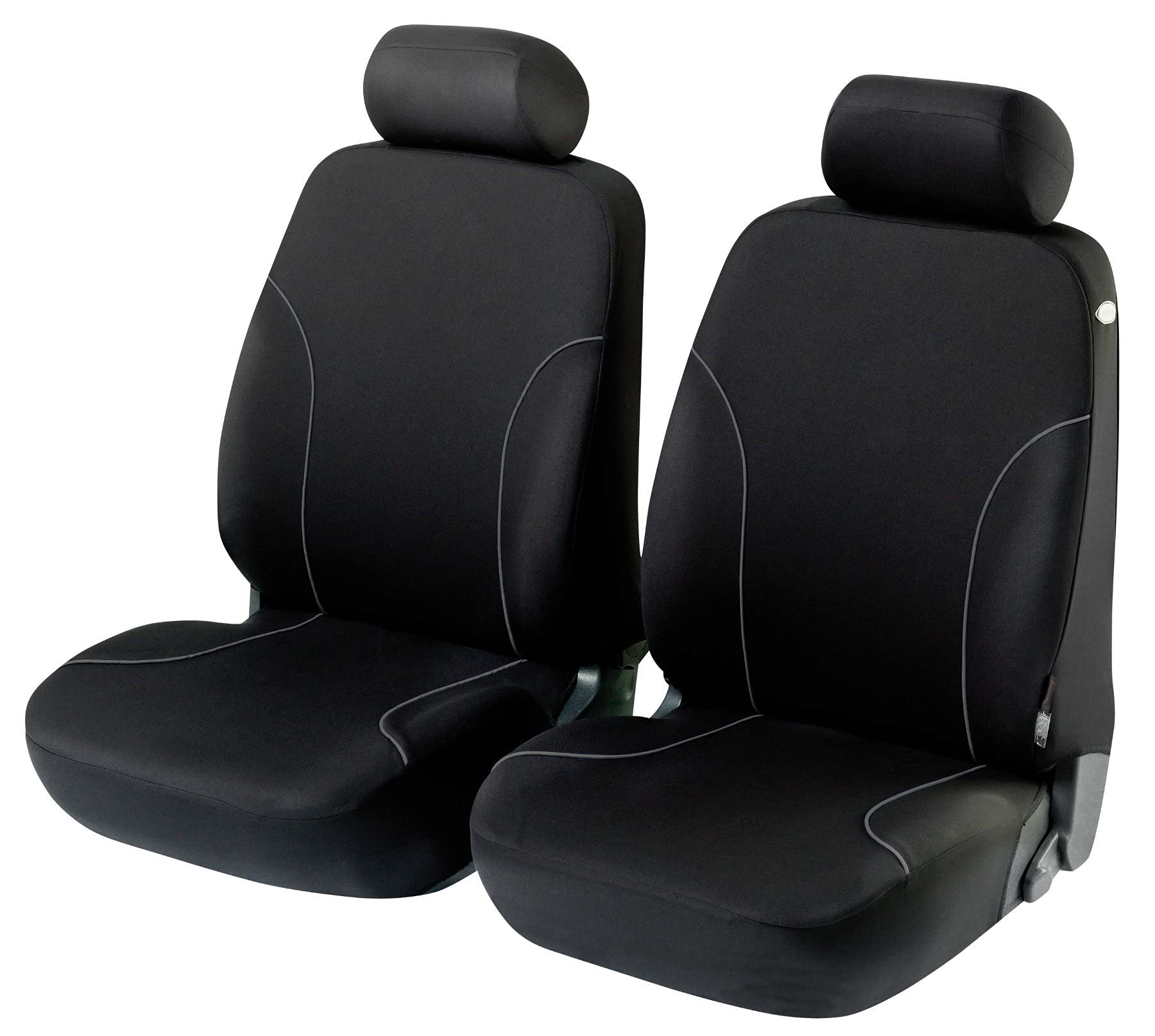 WALSER Auto-Sitzbezug 2 Vordersitzbezüge Allessandro mit Reißverschluss, ZIPP-IT Premium Auto-Schonbezüge für Normalsitze, 2 Vordersitzbezüge-Auto von Walser
