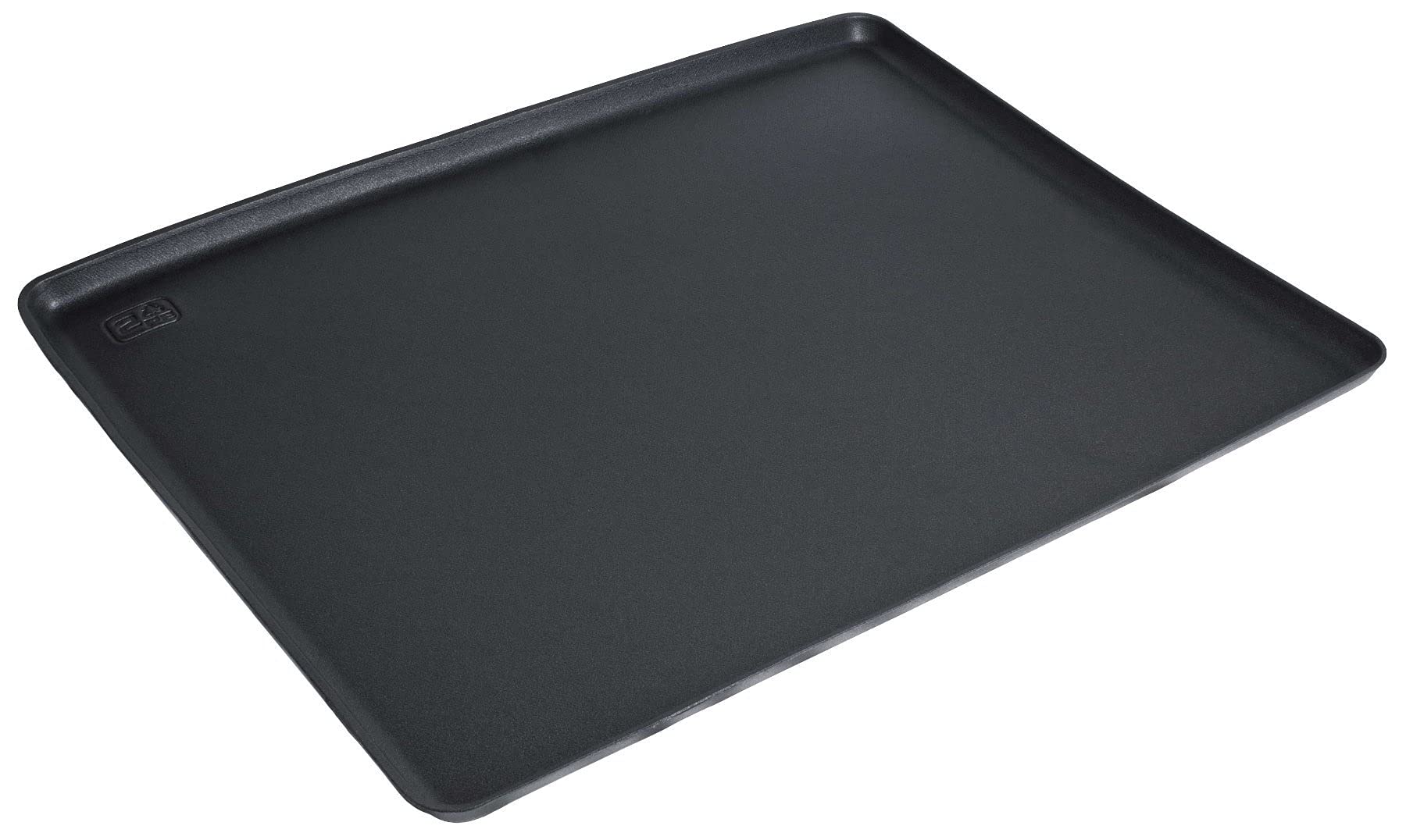 WALSER Schaumstoff Kofferraummatte, Universal Kofferraumwanne, Schmutzfangmatte, Mehrzweckwanne, Allwetter Schaumstoffwanne Größe: S - 50x90cm Silber Schwarz von Walser