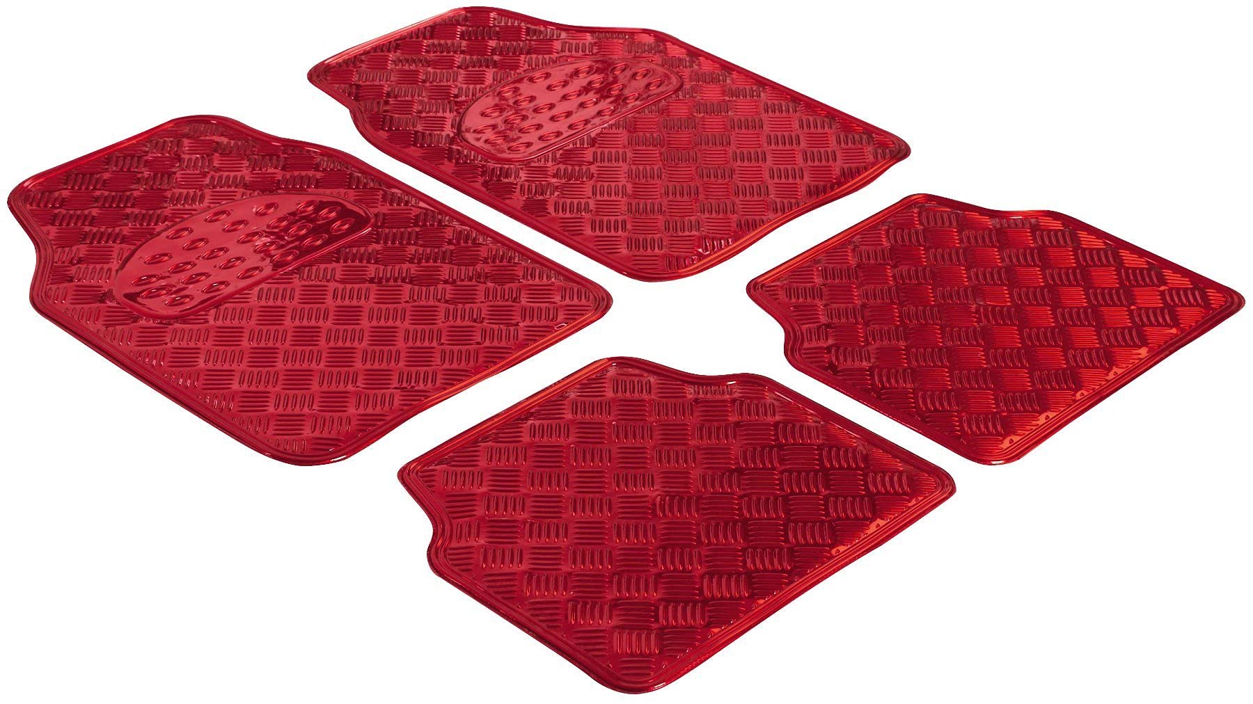 Walser Gummimatten, Universal Automatte Metallic, Fußmatten Komplettset Riffelblech, Schutzmatte rot, zuschneidbare Schmutzfangmatte 28021 Walser Gummimatten, Universal Automatte Metallic, Fußmatten Komplettset Riffelblech, Schutzmatte rot, zuschneidbare Schmutzfangmatte 28021 von Walser