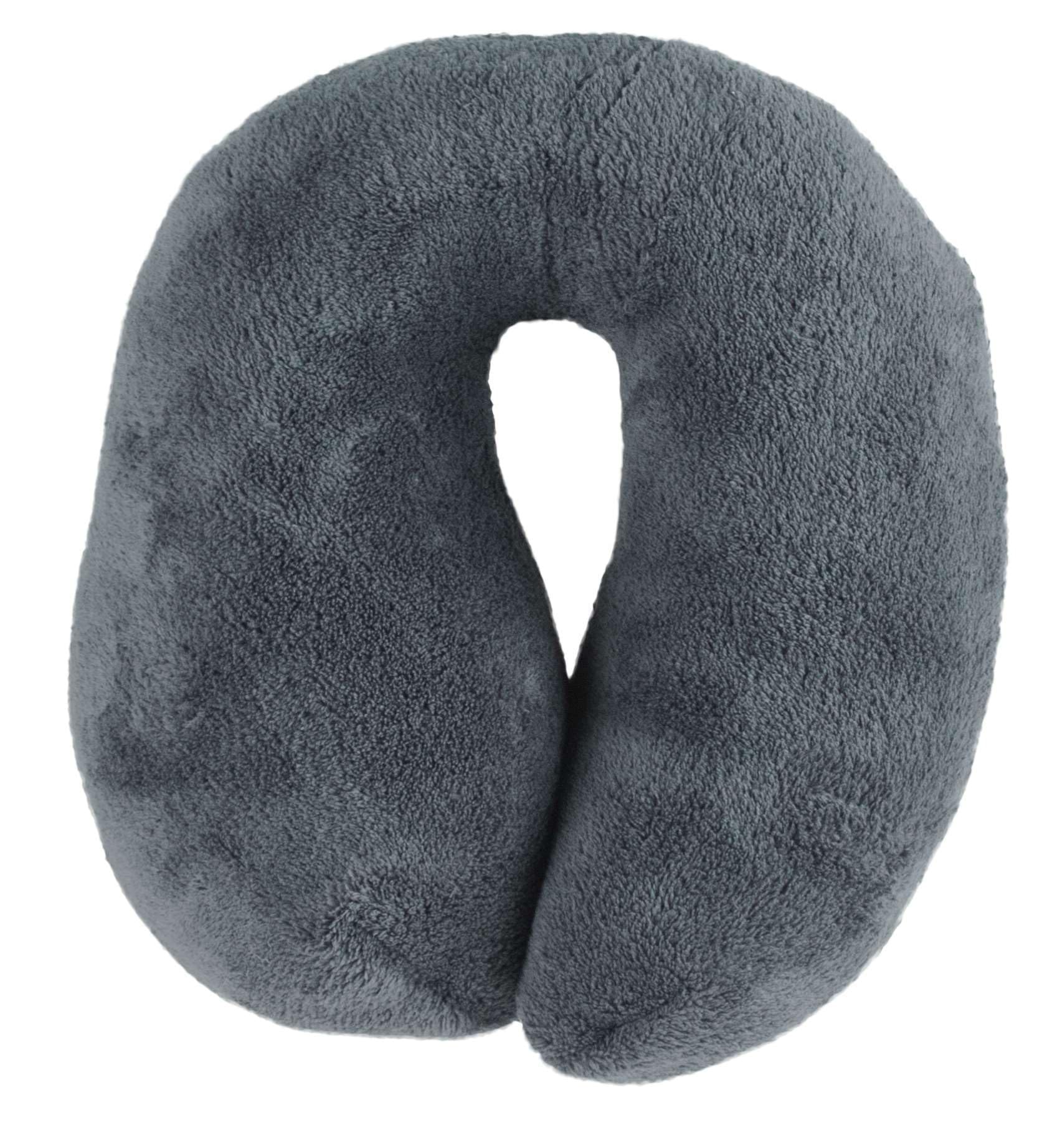 Walser Travelmaid Nackenrolle Reisekissen Nackenkissen für Erwachsene aus weichem Fleece anthrazit Walser Travelmaid Nackenrolle Reisekissen Nackenkissen für Erwachsene aus weichem Fleece anthrazit von Walser