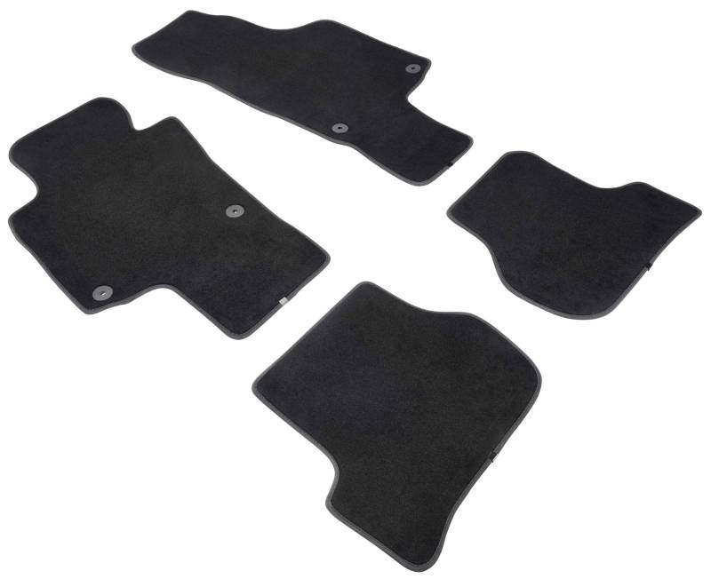 Walser Premium Auto Teppiche für Skoda Octavia II 02/2004-06/2013, 100% passgenaue Auto Fußmatten Made in Europe, Fußmatte Auto, Autoteppich Auto, Fussmatten Auto von Walser