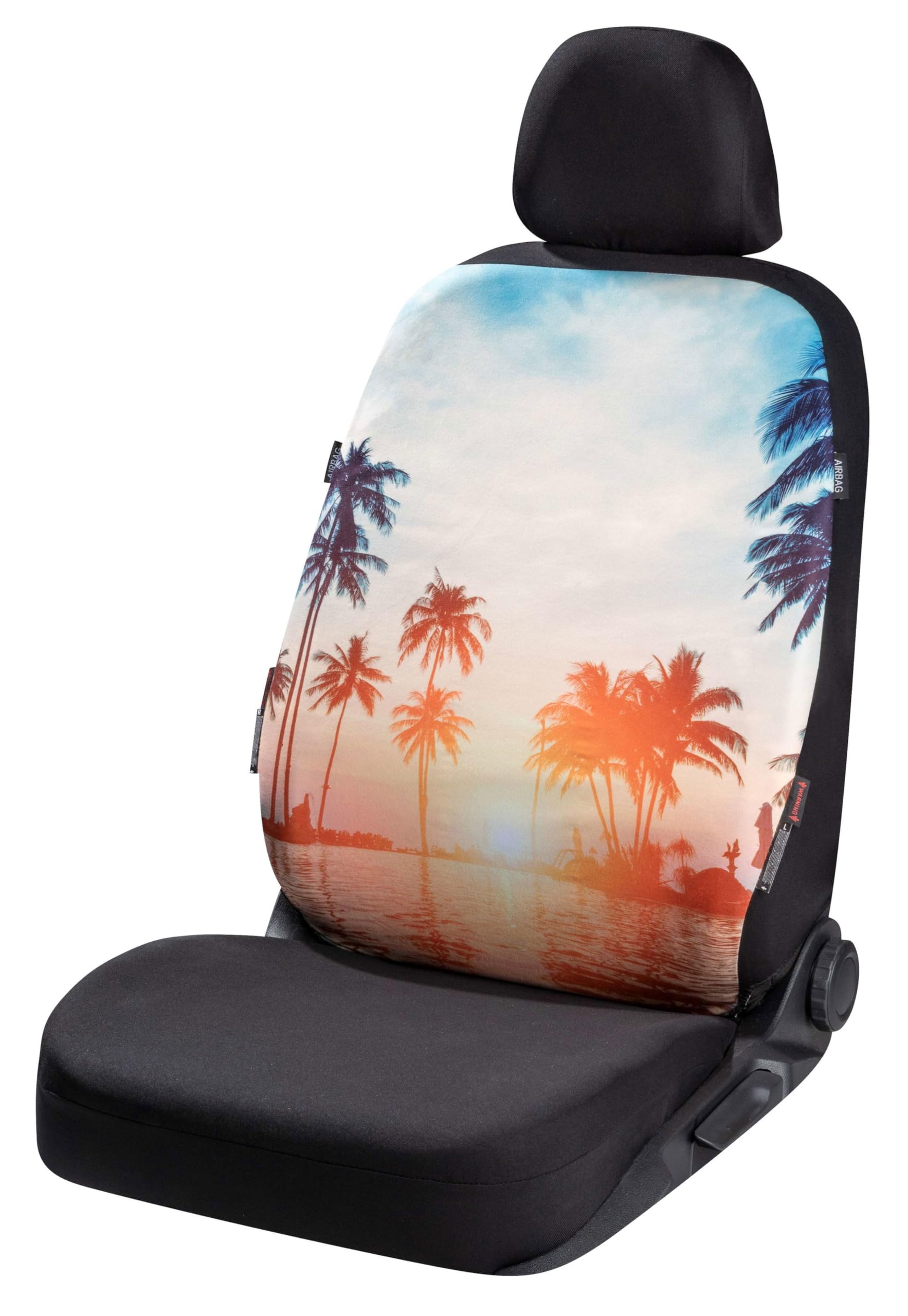 Walser Autositzbezug Beach, 1 Vordersitzbezug, Universal PKW-Einzelsitzbezug, Auto-Schonbezug Beach-Design, Motiv Sitzbezug, Design Autositzschoner Walser Autositzbezug Beach, 1 Vordersitzbezug, Universal PKW-Einzelsitzbezug, Auto-Schonbezug Beach-Design, Motiv Sitzbezug, Design Autositzschoner von Walser