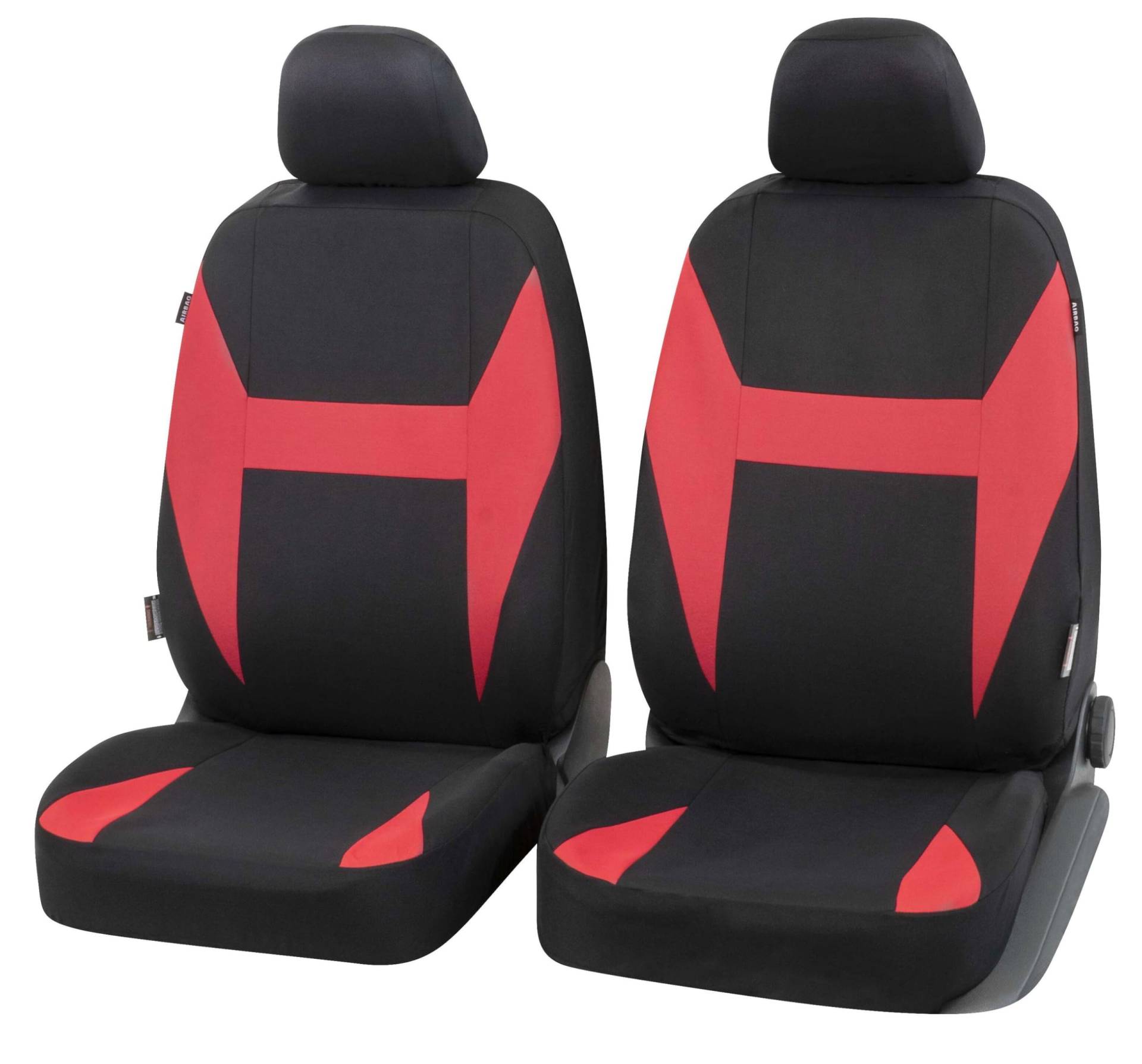 Walser Auto-Sitzbezug Caledon 2 Vordersitzbezüge, Universal PKW-Sitzbezüge Polyester, Auto-Schonbezüge für Normalsitze, Autositzschoner schwarz-rot Walser Auto-Sitzbezug Caledon 2 Vordersitzbezüge, Universal PKW-Sitzbezüge Polyester, Auto-Schonbezüge für Normalsitze, Autositzschoner schwarz-rot von Walser