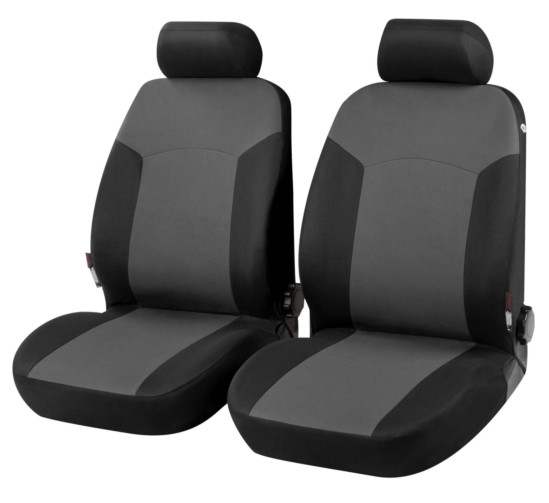 Walser Auto-Sitzbezug Portland, Universal-Sitzbezug, Vordersitzbezüge, Auto-Schonbezug, PKW-Sitzbezug Vordersitze, Sitzschoner-Auto grau/schwarz Walser Auto-Sitzbezug Portland, Universal-Sitzbezug, Vordersitzbezüge, Auto-Schonbezug, PKW-Sitzbezug Vordersitze, Sitzschoner-Auto grau/schwarz von Walser