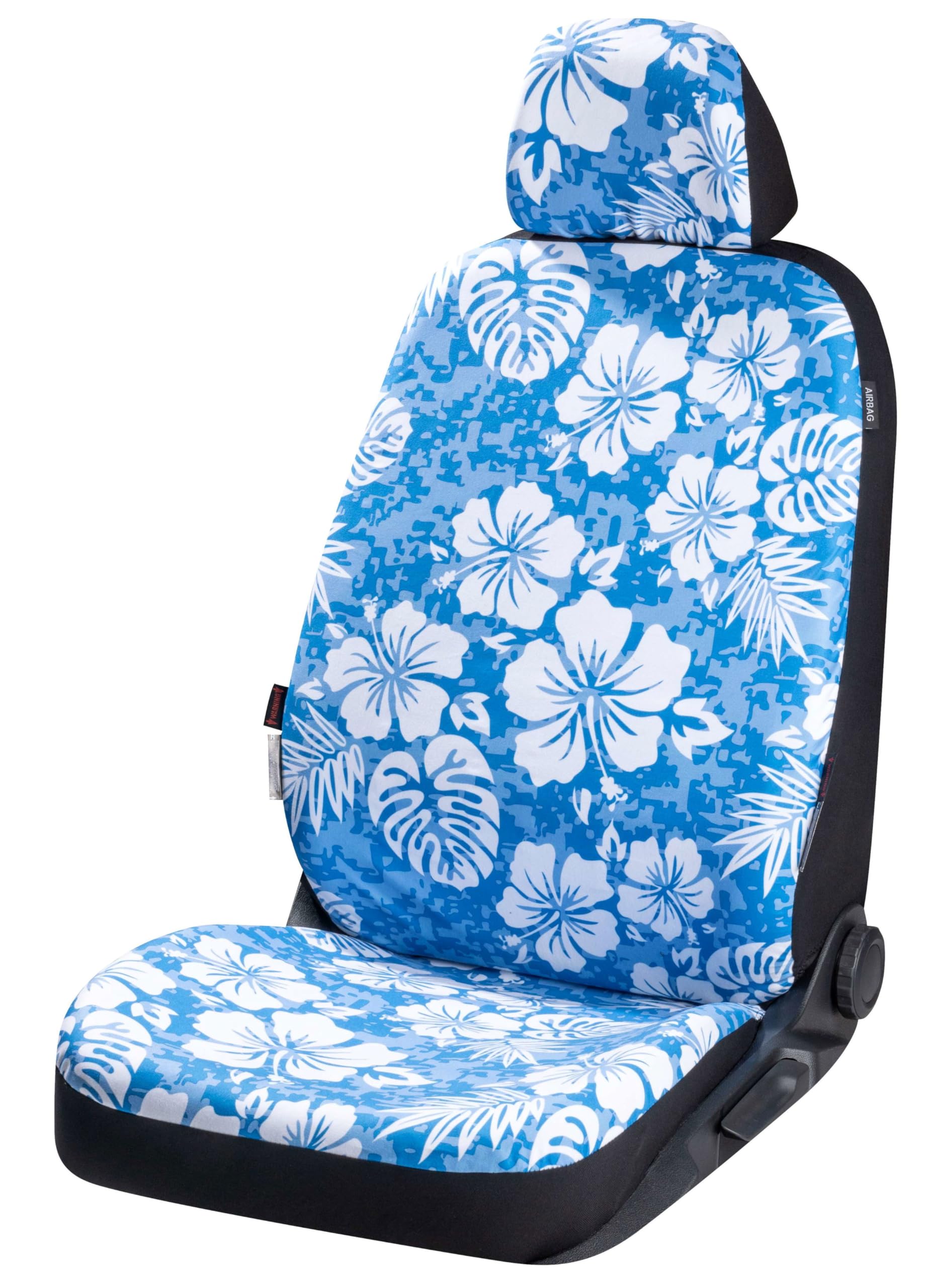 Walser Autositzbezug Tropical Hawaii, 1 Vordersitzbezug, Universal PKW-Einzelsitzbezug, Auto-Schonbezug Tropical-Design, Motiv Sitzbezug, Design Autositzschoner blau/weiß Walser Autositzbezug Tropical Hawaii, 1 Vordersitzbezug, Universal PKW-Einzelsitzbezug, Auto-Schonbezug Tropical-Design, Motiv Sitzbezug, Design Autositzschoner blau/weiß von Walser