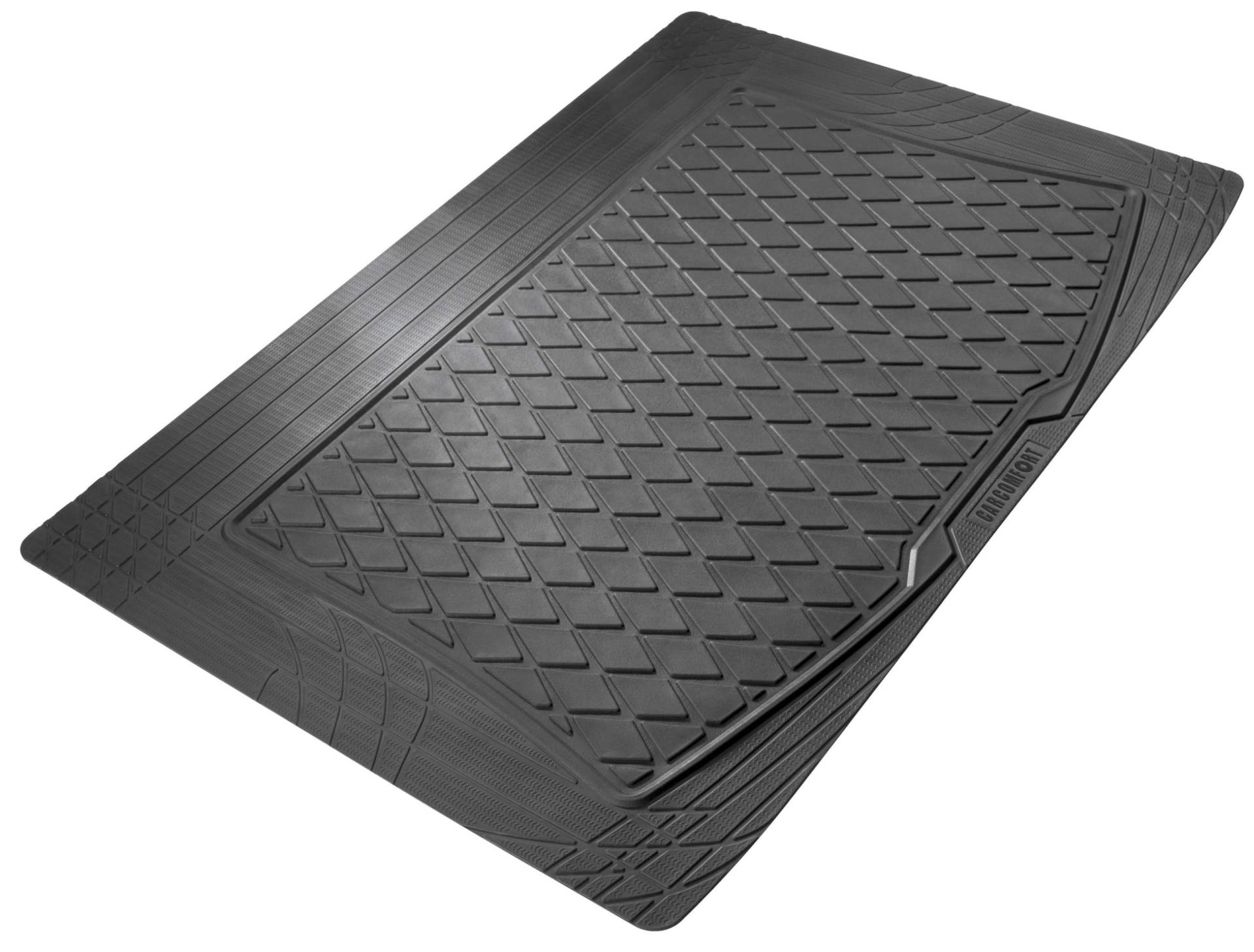 Walser CarComfort Kofferraummatte Safeguard, Größe 120x80 cm, universal zuschneidbare Gummimatte Auto, universeller Kofferraumschutz, Antirutschmatte Walser CarComfort Kofferraummatte Safeguard, Größe 120x80 cm, universal zuschneidbare Gummimatte Auto, universeller Kofferraumschutz, Antirutschmatte von Walser