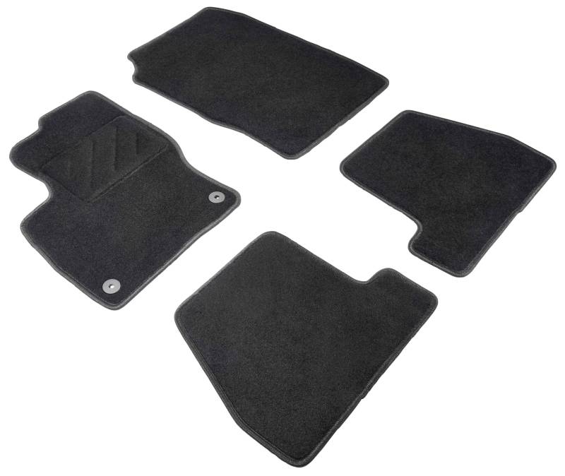 Walser Comfort Auto Teppiche für Ford Focus III 07/2010-Heute, 100% passgenaue Auto Fußmatten Made in Europe, Fußmatte Auto, Autoteppich Auto, Fussmatten Auto von Walser