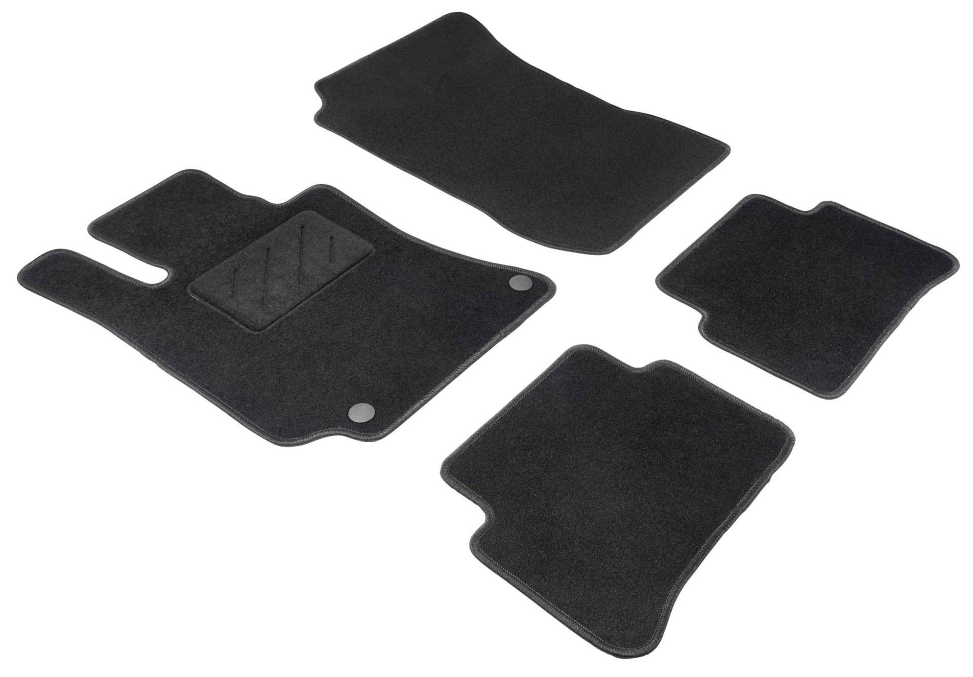 Walser Comfort Auto Teppiche für Mercedes-Benz E-Klasse 2009-2016, CLS 2011-2017, CLS Shooting Brake 2012-2017, 100% passgenaue Auto Fußmatten Made in Europe, Fußmatte Auto, Autoteppich von Walser