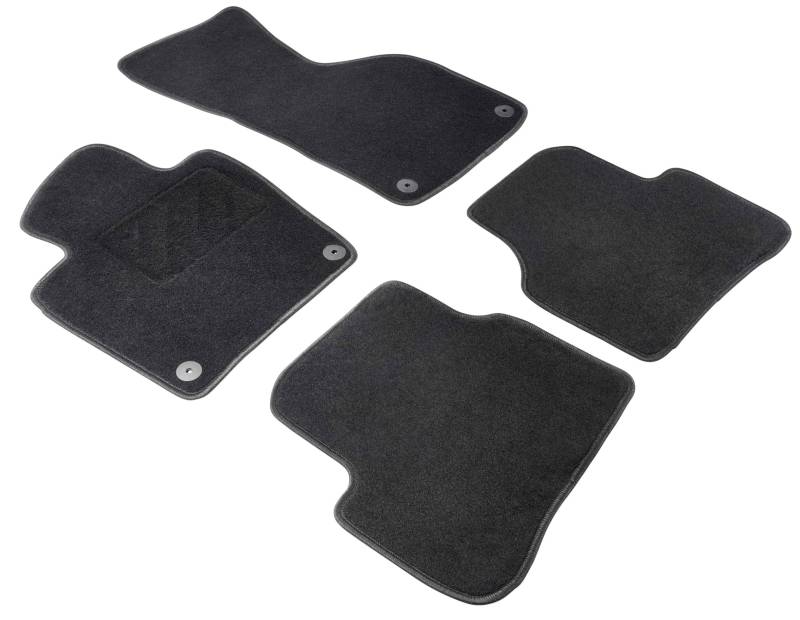 Walser Comfort Auto Teppiche für VW Passat B7/B7 Variant 2010-2015, CC B7 2011-2016, 100% passgenaue Auto Fußmatten Made in Europe, Fußmatte Auto, Autoteppich Auto, Fussmatten Auto von Walser