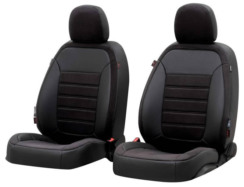 Walser Passform-Sitzbezug Bari, Schonbezug für Mercedes-Benz C-Klasse (W204) 01/2007-01/2015, 2 Einzelsitzbezüge Normalsitze von Walser
