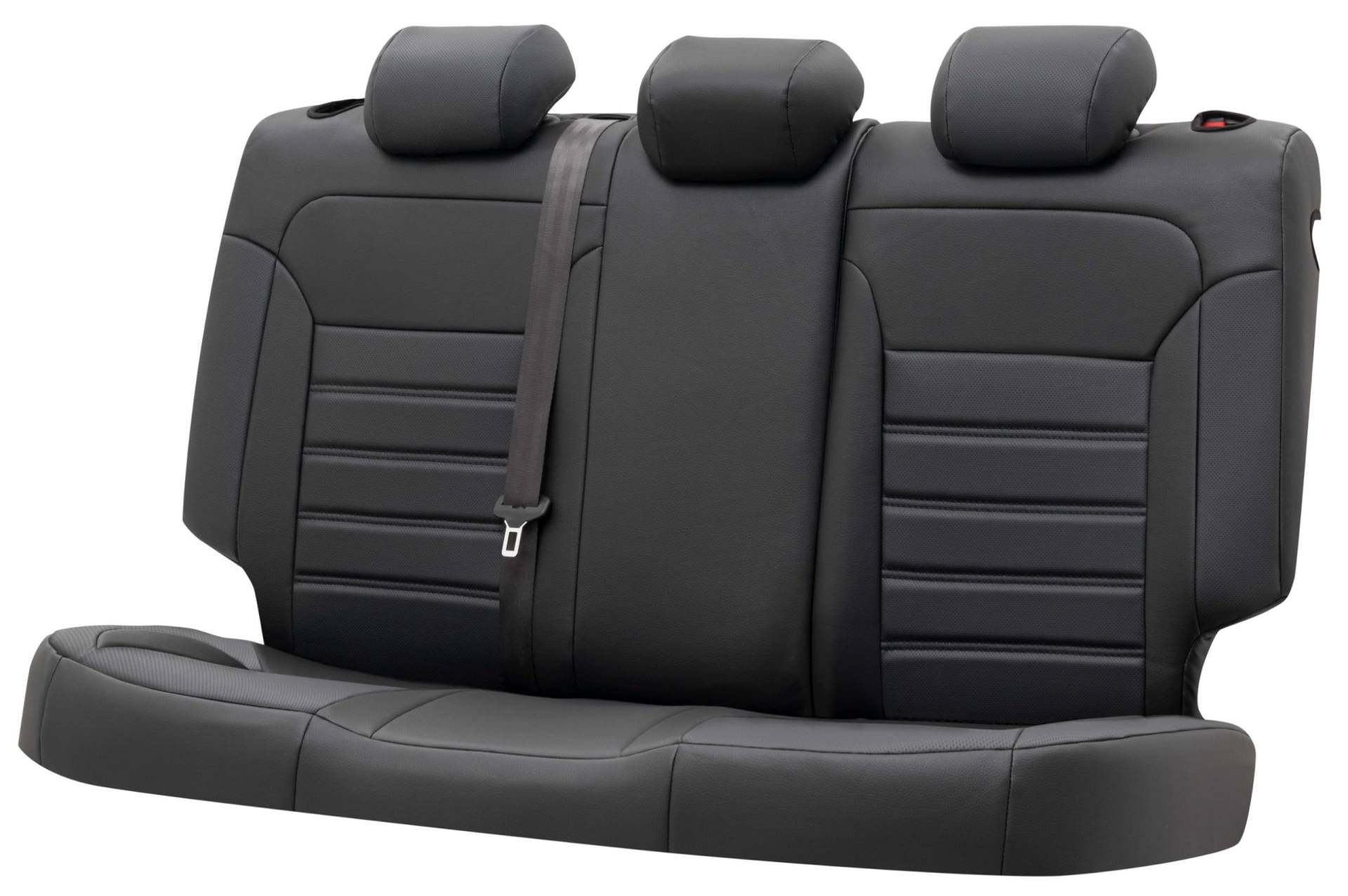 Walser Passform-Sitzbezug Robusto, Schonbezug kompatibel mit VW Tiguan Comfortline 2016-Heute, 1 Rücksitzbankbezug Normalsitze von Walser