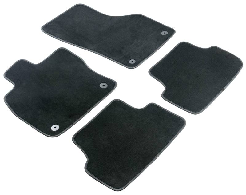 Walser Premium Auto Teppiche für Audi A4 B5 1994-2001, A4 B6 2000-2005, A4 B7 2004-2008, 100% passgenaue Auto Fußmatten Made in Europe, Fußmatte Auto, Autoteppich Auto, Fussmatten Auto von Walser
