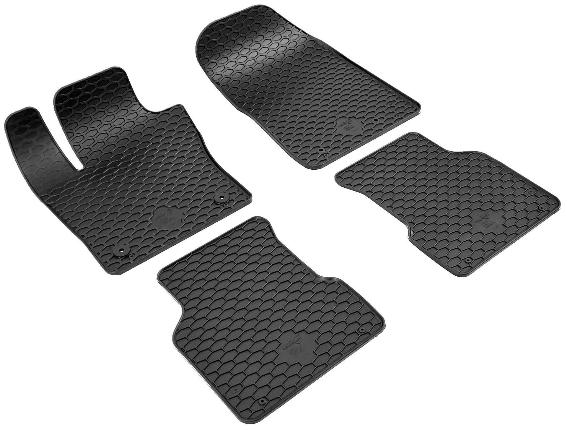 Walser DirtGuard Gummi Fussmatten Auto für Jeep Compass 01/2016-Heute, Alfa Romeo Tonale 03/2022-Heute, 100% passgenaue Auto Fußmatten, robuste Universal Fußmatte Auto, Gummimatten Auto Walser DirtGuard Gummi Fussmatten Auto für Jeep Compass 01/2016-Heute, Alfa Romeo Tonale 03/2022-Heute, 100% passgenaue Auto Fußmatten, robuste Universal Fußmatte Auto, Gummimatten Auto von Walser