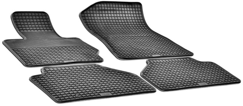 Walser DirtGuard Gummi Fussmatten Auto für BMW X3 (F25) 09/2010-08/2017, BMW X4 (F26) 05/2013-03/2018, 100% passgenaue Auto Fußmatten, robuste Universal Fußmatte Auto, Gummimatten Auto von Walser