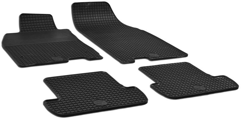 Walser DirtGuard Gummi Fussmatten Auto für Renault Megane III 11/2008-2015, 100% passgenaue Auto Fußmatten, robuste Universal Fußmatte Auto, Gummimatten Auto von Walser