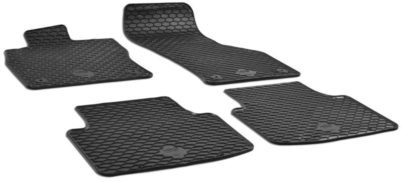 Walser DirtGuard Gummi Fussmatten Auto für VW Passat 05/2015-Heute, 100% passgenaue Auto Fußmatten, robuste Universal Fußmatte Auto, Gummimatten Auto von Walser