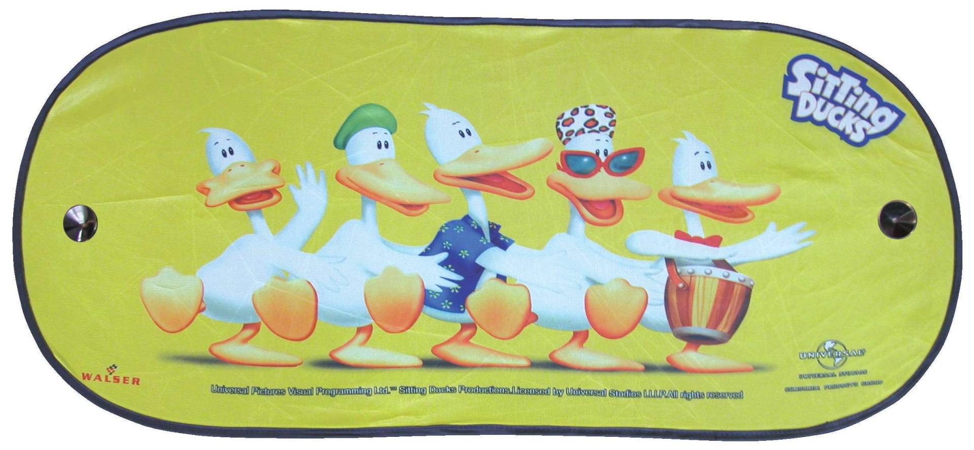WALSER Sonnenschutzschild Sitting Ducks Dance Heckscheibe 100x44cm von Walser