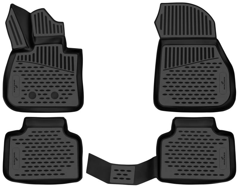 Walser XTR Gummi Fussmatten Auto für BMW X2 (F39) 11/2017-10/2023, 100% passgenaue Auto Fußmatten, robuste Universal Fußmatte Auto, Gummimatten Auto, Auto Fussmatten Gummi von Walser