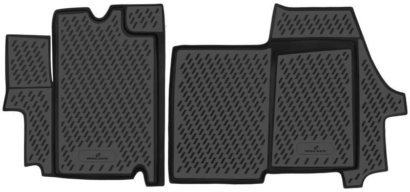 Walser XTR Gummi Fussmatten Auto für Citroen Jumper II/FIAT Ducato/Peugeot Boxer 04/2006-Heute, 100% passgenaue Auto Fußmatten, robuste Universal Fußmatte Auto, Gummimatten Auto Walser XTR Gummi Fussmatten Auto für Citroen Jumper II/FIAT Ducato/Peugeot Boxer 04/2006-Heute, 100% passgenaue Auto Fußmatten, robuste Universal Fußmatte Auto, Gummimatten Auto von Walser