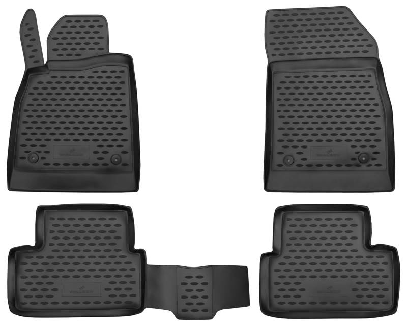 Walser XTR Gummi Fussmatten Auto für Opel Astra J 09/2009-10/2015, Astra J Caravan 10/2010-10/2015, 100% passgenaue Auto Fußmatten, robuste Universal Fußmatte Auto, Gummimatten Auto von Walser