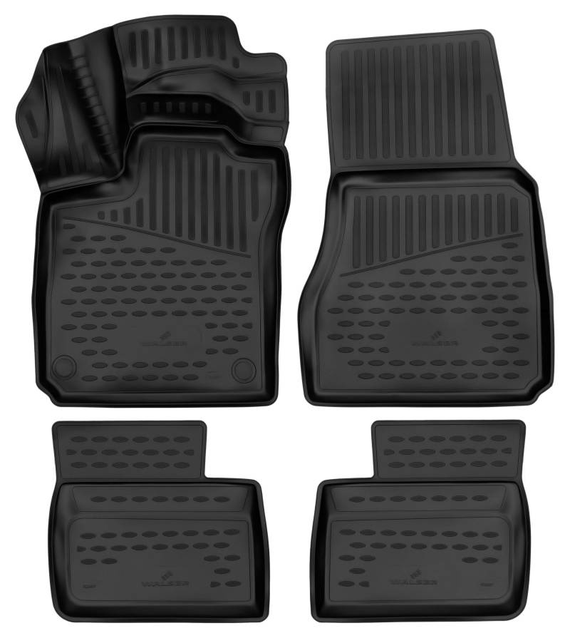 Walser XTR Gummi Fussmatten Auto für Renault Twingo III (BCM) 09/2014-Heute, 100% passgenaue Auto Fußmatten, robuste Universal Fußmatte Auto, Gummimatten Auto, Auto Fussmatten Gummi von Walser