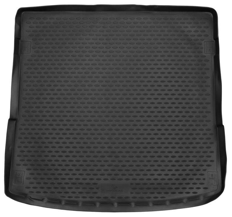 Walser XTR Kofferraumwanne für Audi Q7 03/2006-01/2016, 100% passgenaue Antirutschmatte Auto, Gummimatte Auto, Kofferraum Schutzmatte, Anti Rutsch Matte Gummi, Auto Gummimatten von Walser