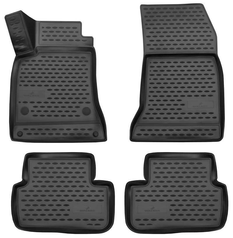 Walser XTR Gummi Fussmatten Auto für Mercedes-Benz GLA-Klasse (X156) 12/2013-2020, 100% passgenaue Auto Fußmatten, robuste Universal Fußmatte Auto, Gummimatten Auto, Auto Fussmatten Gummi von Walser