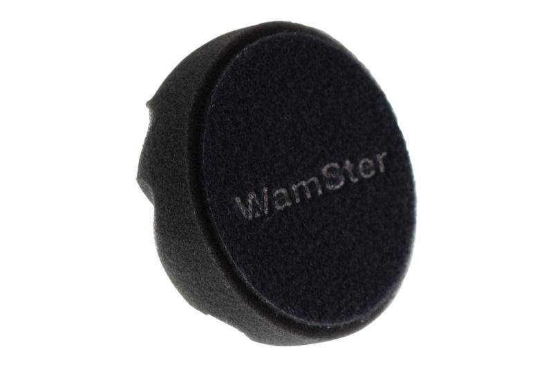 WamSter Polierschwamm schwarz weich Waffel d80mm/25mm 1 Stück von WamSter