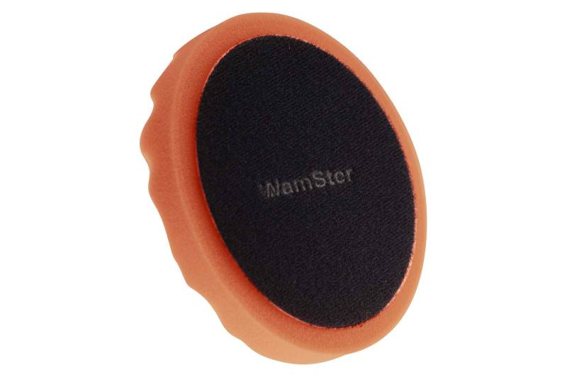 WamSter Polierschwamm orange mittel Waffel d150mm/25 mm 1 Stück von WamSter