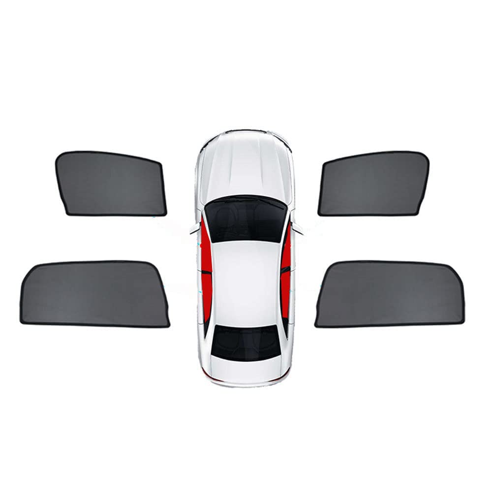 Auto magnetischer Sonnenschutz für Subaru LEVORG Doppelseitiges UV Schutz Autofenster Netz Blendschutz Sonnenschutzrollos Auto Zubehör,2Front+2Rear von WangSiwe