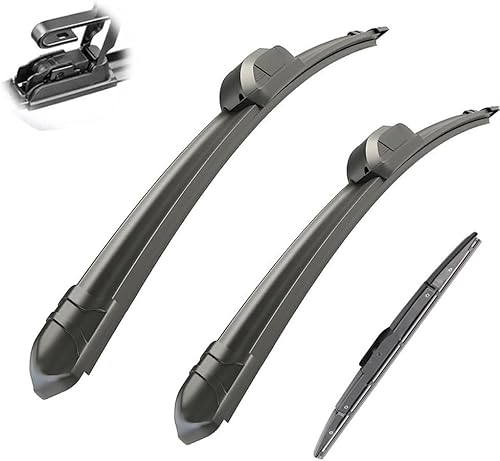 Scheibenwischer Kompatibel für Hyundai Santa Fe MK1 2000-2006 22"20"13", Wischerblätter Vorne + Hinten, Set Frontscheibenwischer und heckscheibenwischer, Auto Scheibenwischer Zubehör von WangjunF
