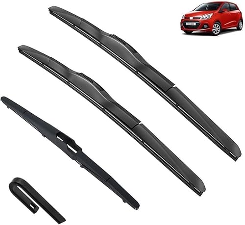 Scheibenwischer Kompatibel für Hyundai i10 MK2 IA BA 2013-2022 26"16"11", Wischerblätter Vorne + Hinten, Set Frontscheibenwischer und heckscheibenwischer, Auto Scheibenwischer Zubehör von WangjunF