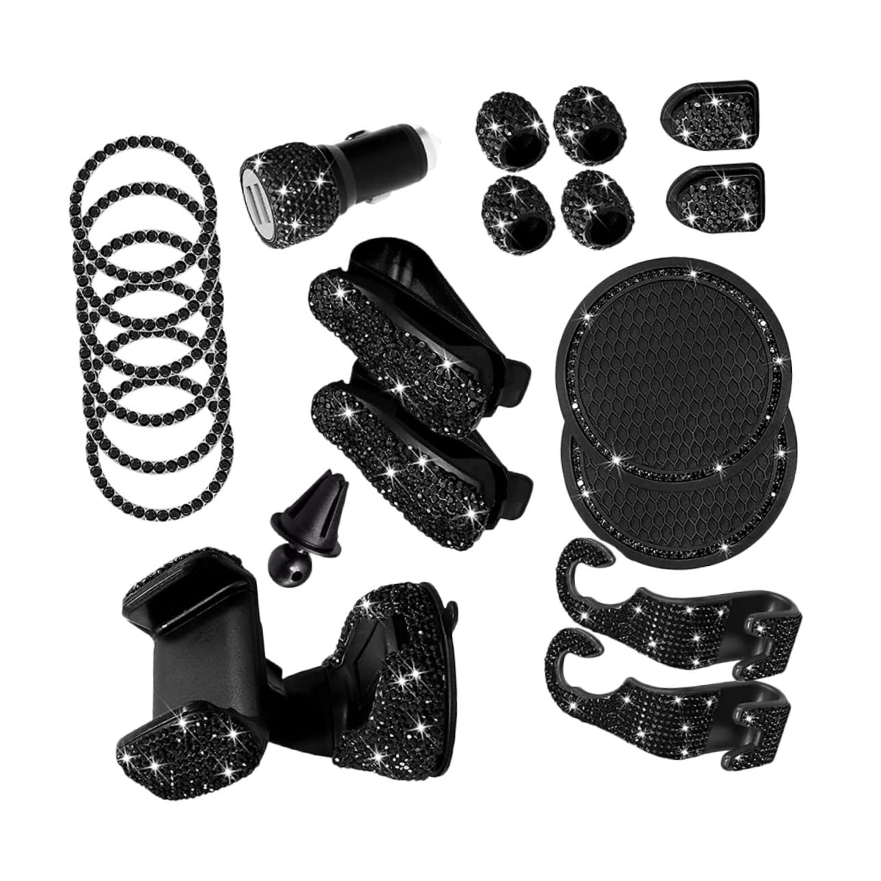 Warmhm 1Satz Bling Car Zubehör Auto Dekoration mit Glitzer Design Kompatibel mit Meisten Fahrzeugen als für Frauen zu Besonderen Anlässen Sorgt für Stilvolle Warmhm 1Satz Bling Car Zubehör Auto Dekoration mit Glitzer Design Kompatibel mit Meisten Fahrzeugen als für Frauen zu Besonderen Anlässen Sorgt für Stilvolle von Warmhm