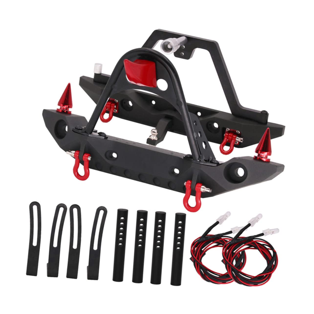 Warmhm 1Satz Cnc Metall Front und Heckstoßfänger für Crawler Autos Robust und Leicht Einfach zu Montieren für Verbesserte Fahrzeugstabilität Kompatibel mit Modellen Warmhm 1Satz Cnc Metall Front und Heckstoßfänger für Crawler Autos Robust und Leicht Einfach zu Montieren für Verbesserte Fahrzeugstabilität Kompatibel mit Modellen von Warmhm