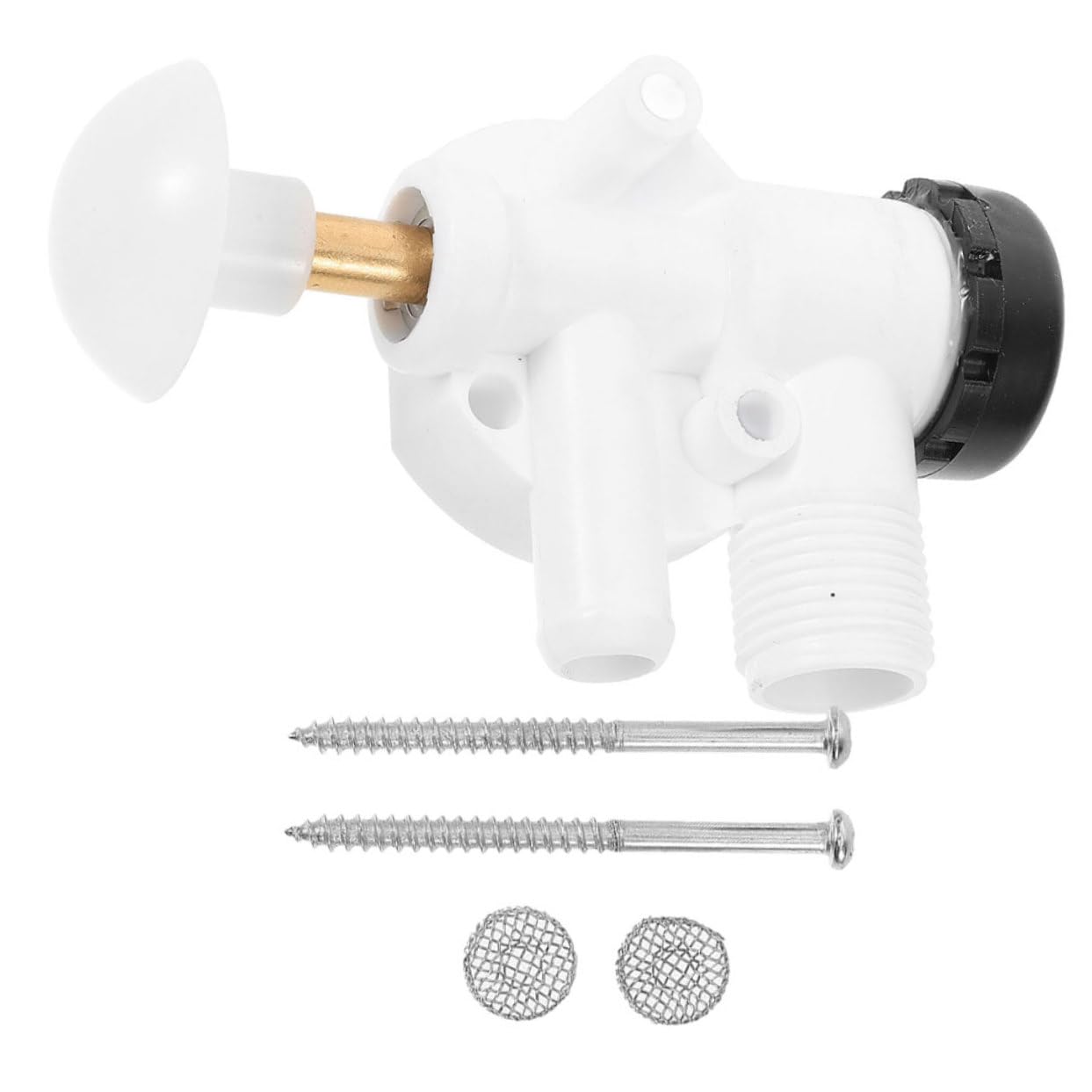 Warmhm 1Satz Toilettenwasserventil Reparatursatz Netz Einstellbarer Wasserdurchfluss Kompatibel mit Pedalspültoiletten für Wohnmobile und Anhänger Warmhm 1Satz Toilettenwasserventil Reparatursatz Netz Einstellbarer Wasserdurchfluss Kompatibel mit Pedalspültoiletten für Wohnmobile und Anhänger von Warmhm