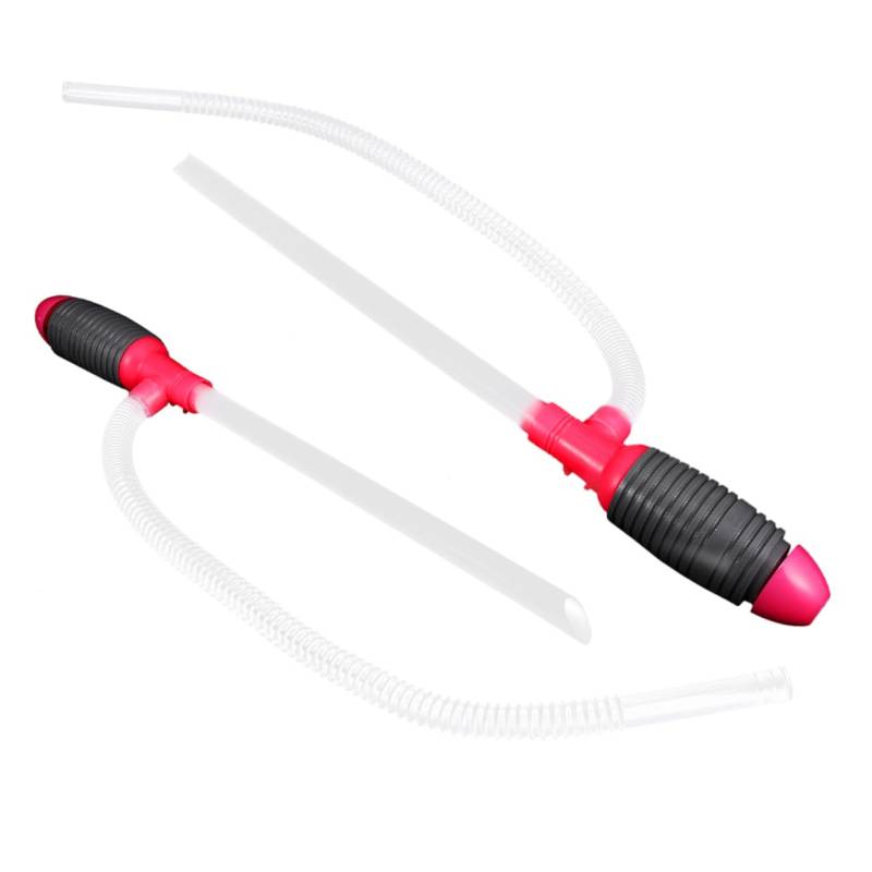 Warmhm 2 Pcs Öl Extractor Benzin Transfer Tragbare Siphon Iii Pumpe Saug Auto Zubehör Kunststoff von Warmhm