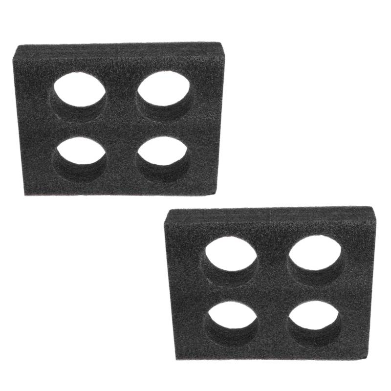 Warmhm 2 Stück Perlmilch -Tee -Tassenhalter Kaffee- und Milchteehalter Auto Wasserbecherhalter Espressotassenständer Getränkebecherablage Getränkeflaschenhalter Perlenbaumwolle Black von Warmhm
