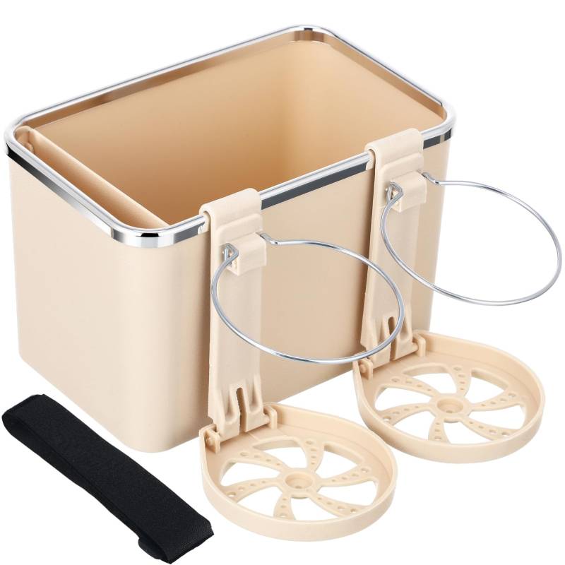 Warmhm Auto Taschentuchbox Mit Becherhalter Mittelkonsolen Organizer Für Verschiedene Automodelle Einfache Installation Optimale Raumnutzung Hochwertiges Design Modell von Warmhm