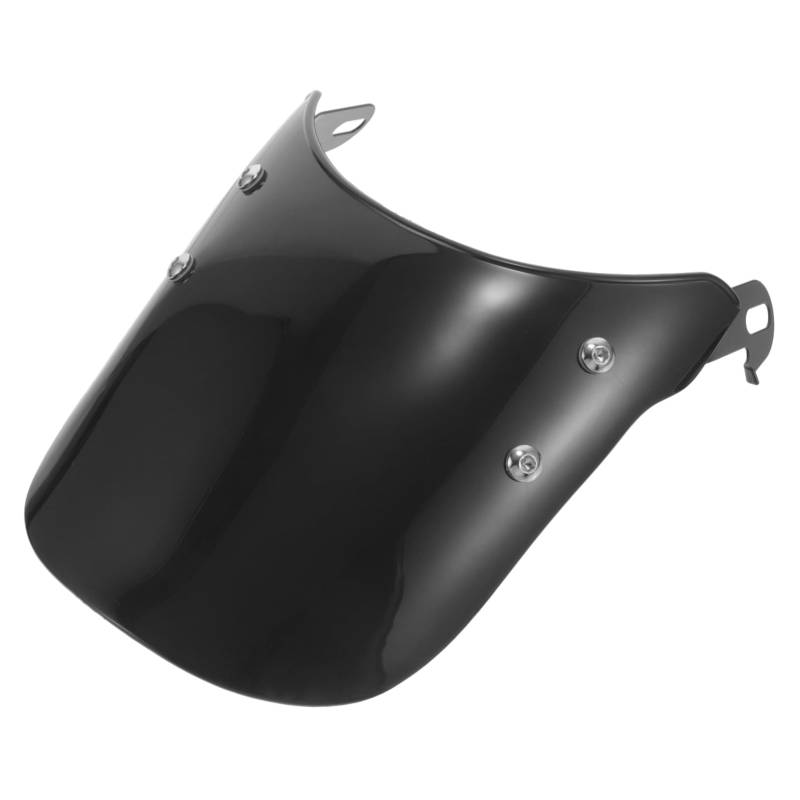 Warmhm Retro Windschutzscheibe Universelle Verkleidung für Stilvolle Modifikationen Robuste Konstruktion für Langfristige Nutzung Passend für Motorräder von Warmhm