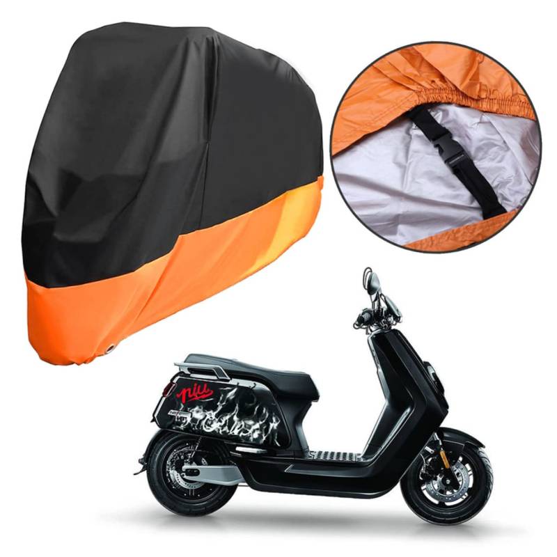 Warmhm Sonnenschutz Autoabdeckung Motorrad Schutzabdeckung Universal Motorradzubehör Outdoor Motorradabdeckung Motorradabdeckung Motorrad Rollerabdeckung Motor Regenabdeckung von Warmhm