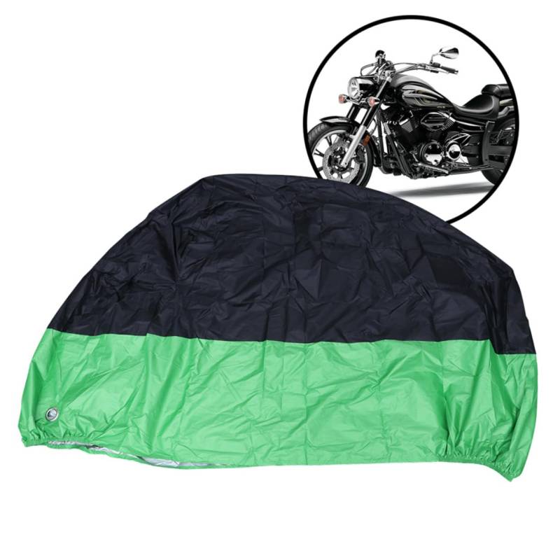 Warmhm Sonnenschutzautoabdeckung Motorradabdeckung wasserdicht für den Außenbereich Roller motoradabdeckhaube motorradabdeckungen Motorrad deckt wasserdicht Motorrad Regenschutz Green von Warmhm